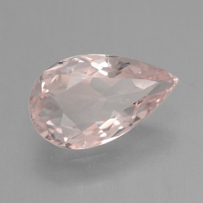 Morganita Luz rosa Natural 0.74ct, Formato de pêra, VVS