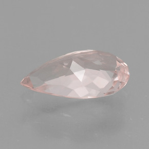 Morganita Luz rosa Natural 0.74ct, Formato de pêra, VVS
