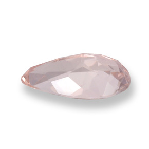 Morganita rosa natural 0,78ct, formato de pêra, VVS