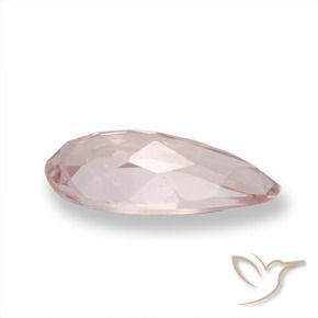 Morganita rosa médio Natural 1.01ct, Formato de pêra, VVS-VS