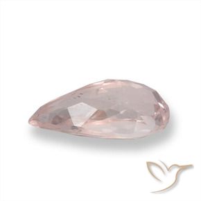 Morganita Rosa Flamingo Natural 0.94ct, Formato de pêra, VS