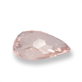 Morganita rosa natural 0,97ct, formato de pêra, VS