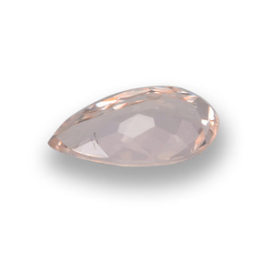 Morganita rosa natural 0,62ct, formato de pêra, VVS-VS