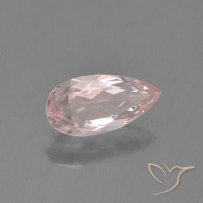 Morganita Rosa Claro Rosa Natural 0.58ct, Formato de pêra, VVS-VS