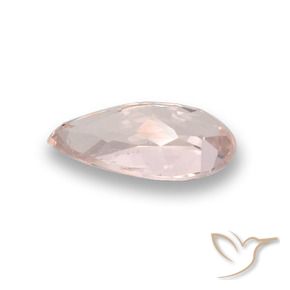 Morganita rosa médio Natural 0.69ct, Formato de pêra, VVS-VS