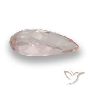 Morganita Luz rosa Natural 0.71ct, Formato de pêra, VS