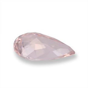 Morganita rosa natural 0,74ct, formato de pêra, VVS