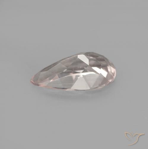 Morganita rosa médio Natural 0.74ct, Formato de pêra, VVS-VS