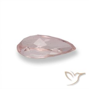 Morganita Luz rosa Natural 0.71ct, Formato de pêra, VS