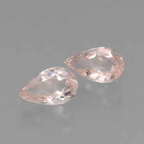 Pedras preciosas de morganita rosa natural de  ct, formato de pêra, VVS-VS