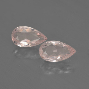 Pedras preciosas de morganita rosa natural de  ct, formato de pêra, VVS