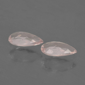Pedras preciosas de morganita rosa natural de  ct, formato de pêra, VVS