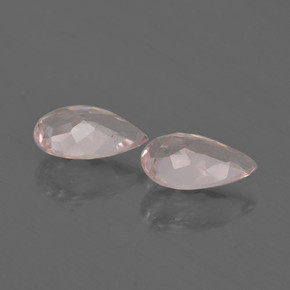 Pedras preciosas de morganita rosa natural de  ct, formato de pêra, VVS-VS