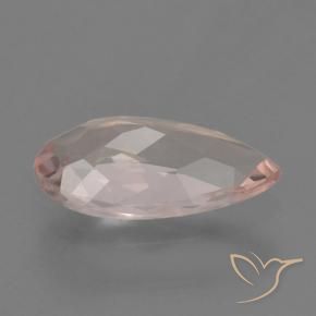 Morganita Rosa Flamingo Natural 0.53ct, Formato de pêra, VVS
