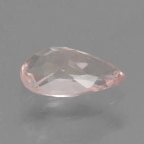 Morganita Rosa Flamingo Natural 0.46ct, Formato de pêra, VVS-VS