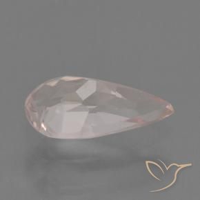 Morganita Rosa Flamingo Natural 0.50ct, Formato de pêra, VVS-VS