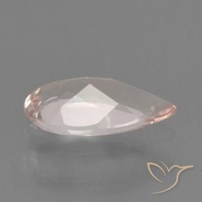Morganita rosa médio Natural 0.50ct, Formato de pêra, VVS-VS