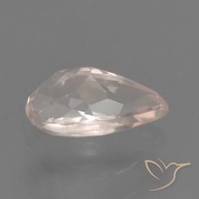 Morganita rosa médio Natural 0.49ct, Formato de pêra, VVS