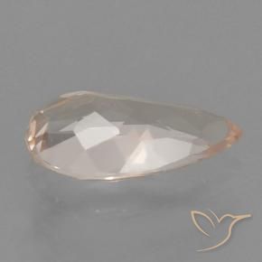 Morganita Rosa bem claro Natural 0.62ct, Formato de pêra, VVS-VS