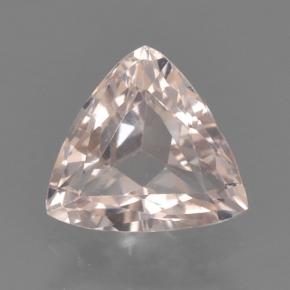 Morganita rosa natural 0,64ct, trillion, VVS-VS