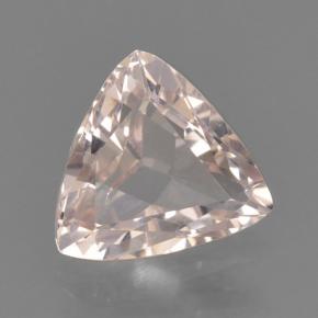Morganita rosa natural 0,64ct, trillion, VVS-VS