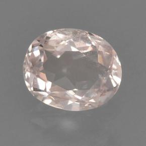 Morganita rosa natural 0,44ct, corte oval, VS