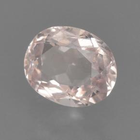 Morganita rosa natural 0,44ct, corte oval, VS