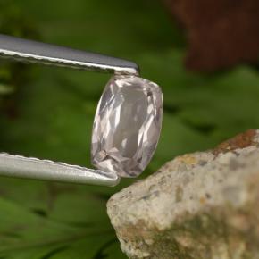Morganita Luz rosa Natural 0.46ct, Almofada cortada, VVS