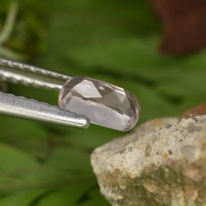 Morganita Luz rosa Natural 0.46ct, Almofada cortada, VVS