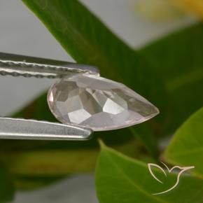Morganita Rosa Flamingo Natural 0.55ct, Formato de pêra, VVS-VS