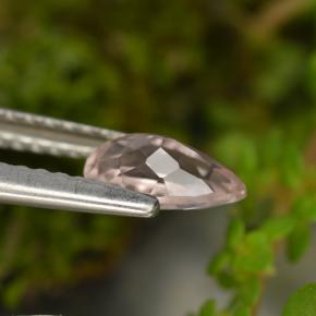 Morganita rosa natural 0,54ct, formato de pêra, VVS