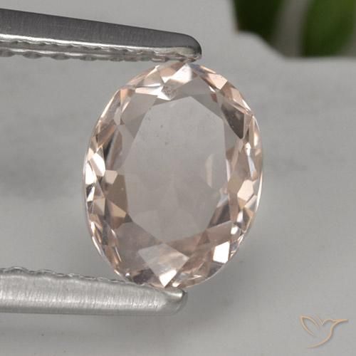 Morganita rosa médio Natural 0.83ct, oval, VVS