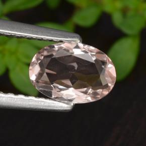 Morganita Luz rosa Natural 0.60ct, Corte Oval, VVS