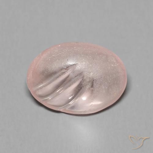 Morganita Rosa Flamingo Natural 3.85ct, oval, Transparente