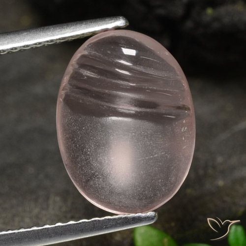 4.09ct Natural Rosa coral claro Morganita, oval, Transparente