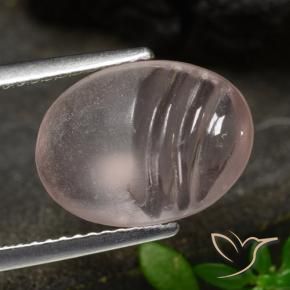 Morganita Rosa coral claro Natural 4.09ct, oval, Transparente