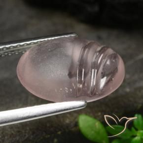 Morganita Rosa coral claro Natural 4.09ct, oval, Transparente