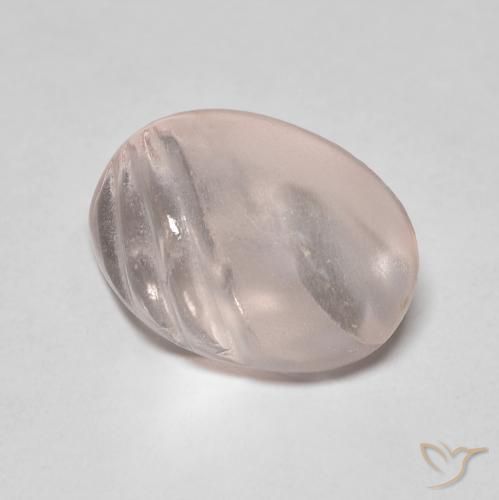 4.15ct Natural Luz rosa Morganita, oval, Transparente