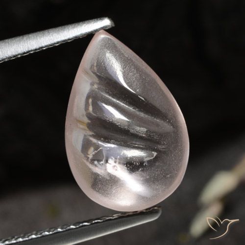 2.74ct Natural Rosa Médio Claro Morganita, Formato de pêra, Transparente