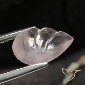 Morganita Rosa Médio Claro Natural 2.74ct, Formato de pêra, Transparente