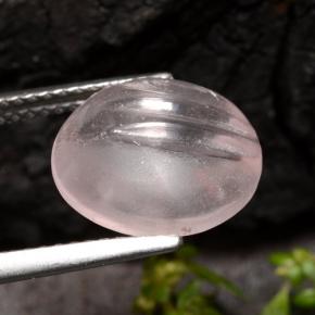 Morganita rosa claro natural 5,65ct, corte redondo, transparente