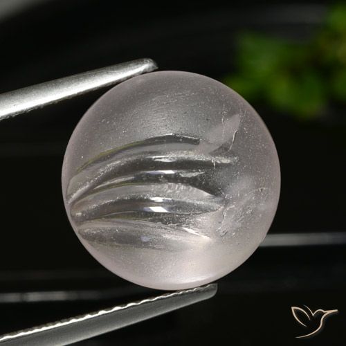 6.30ct Natural Tom Rosa Rosa Morganita, Redondo, Transparente