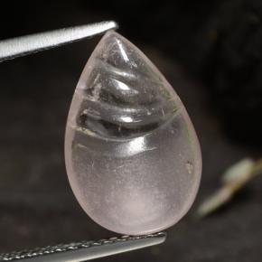 Morganita Luz rosa Natural 3.60ct, Formato de pêra, Transparente