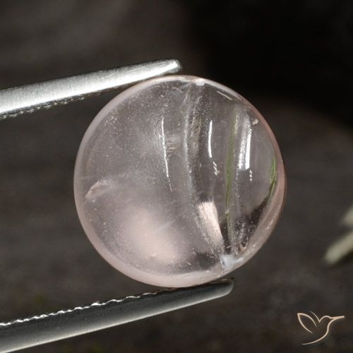 4.57ct Natural Rosa Médio Claro Morganita, Redondo, Transparente