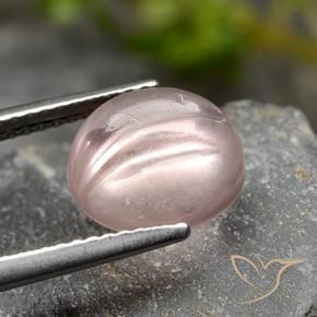 Morganita Rosa coral claro Natural 3.67ct, Redondo, Transparente