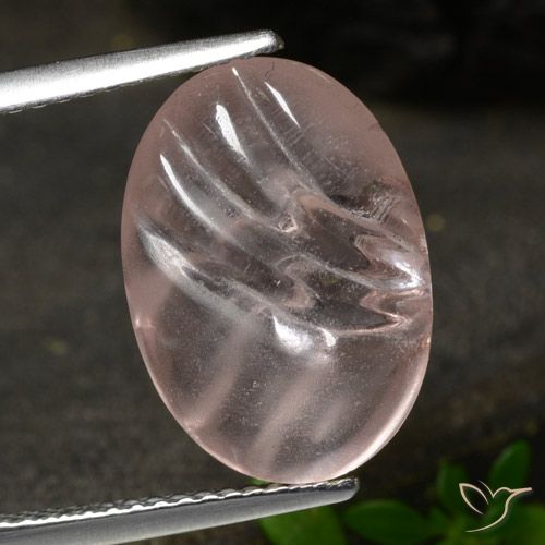 5.45ct Natural rosa médio Morganita, oval, Transparente