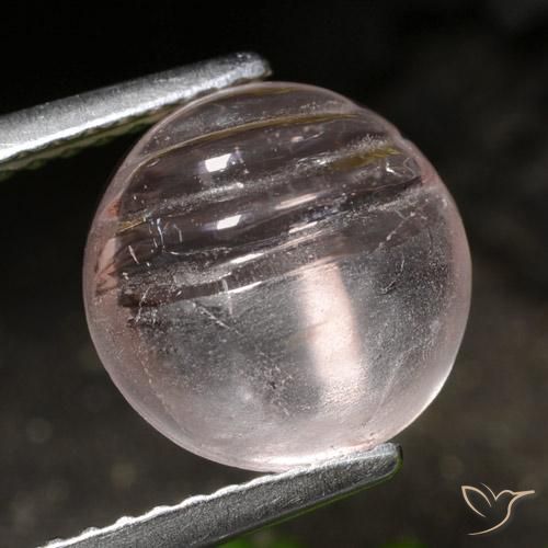 Morganita Rosa Médio Claro Natural 3.03ct, Redondo, Transparente