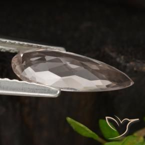 Morganita Rosa bem claro Natural 0.85ct, Formato de pêra, VVS-VS