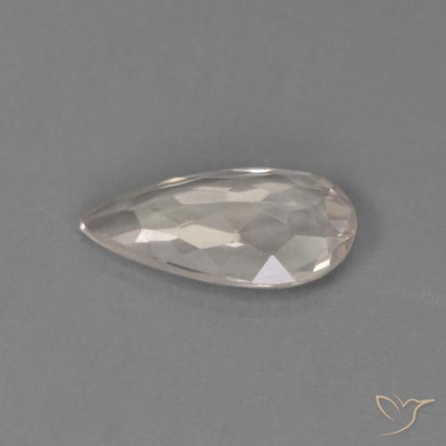 Morganita Rosa Flamingo Natural 0.66ct, Formato de pêra, VVS