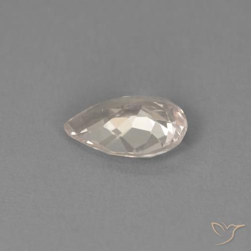 Morganita rosa médio Natural 0.70ct, Formato de pêra, VVS-VS